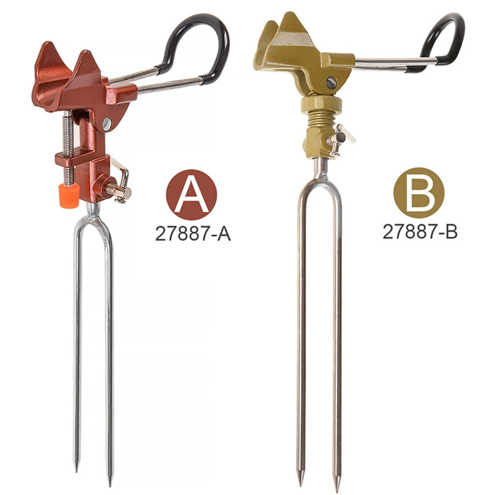 

Stainless Steel Fishing Rod Tackle Metal Holder Adjustable Handle Support StandAluminum Alloy+ Stainless Steel strong and stable