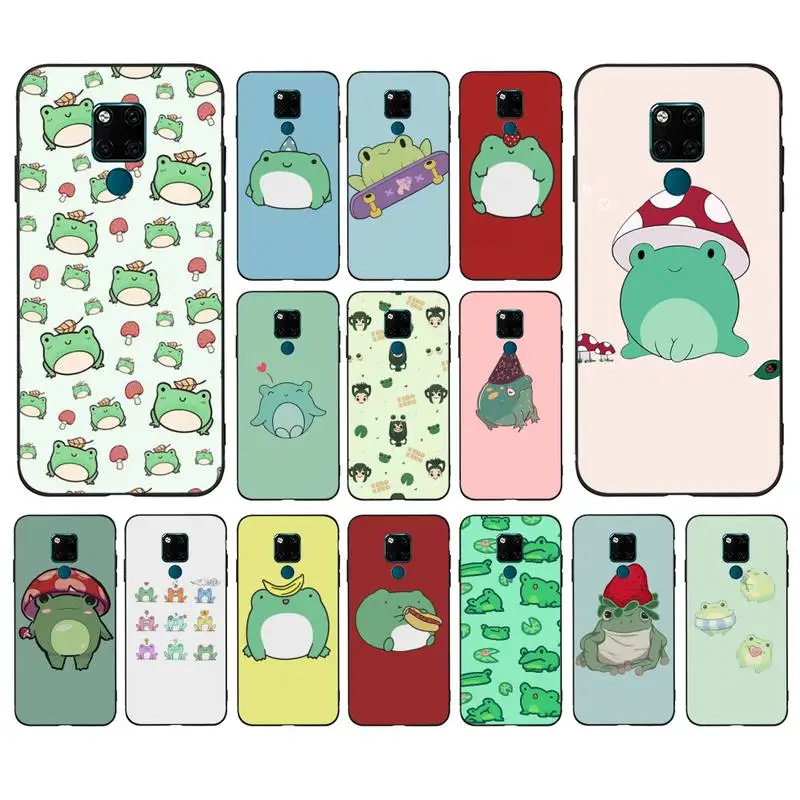 

MaiYaCa green Funny The Frog cute cartoon Phone Case for Huawei Mate 20 10 9 40 30 lite pro X Nova 2 3i 7se