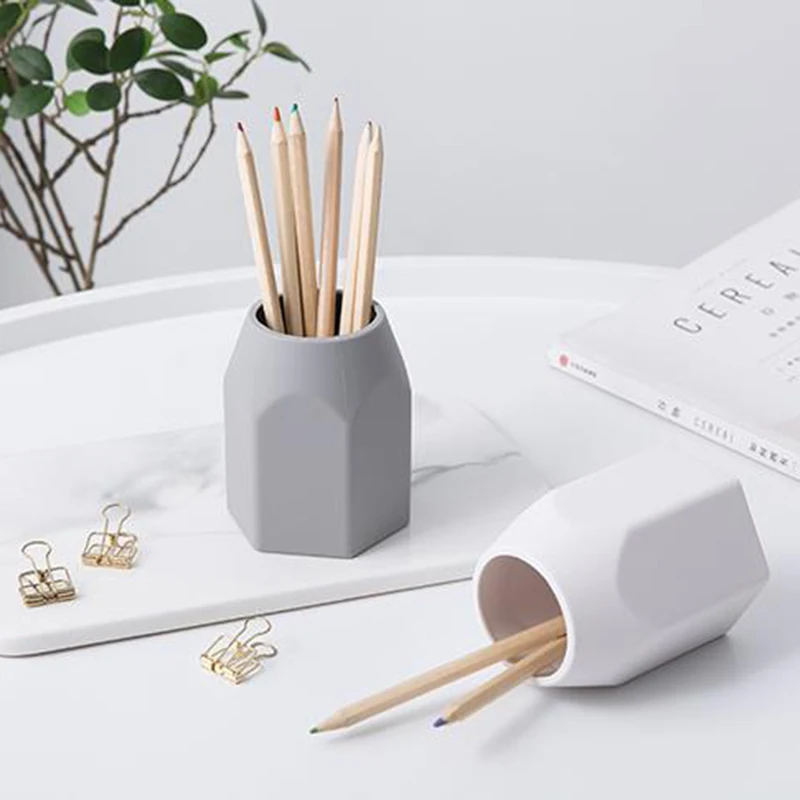 

Pen Holder White Pencil Holder Organizer For Desk Organization Pen Pencil Pen Brush Organizer
