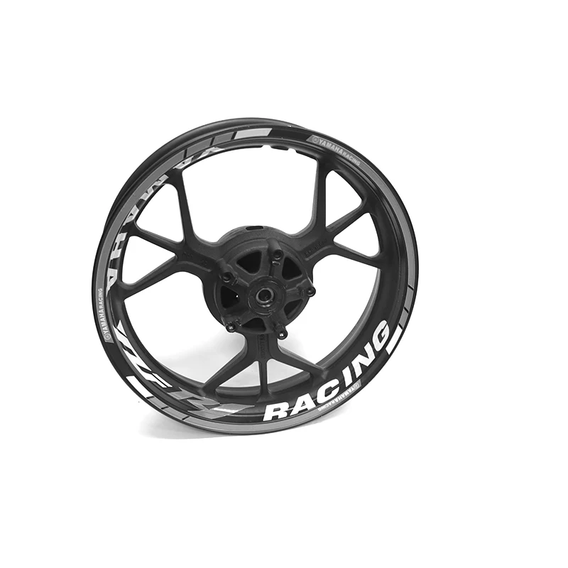 Наклейка на обод колеса мотоцикла Yamaha R1 YZFR1, модифицированный, водостойкий, отражающий цветной край.