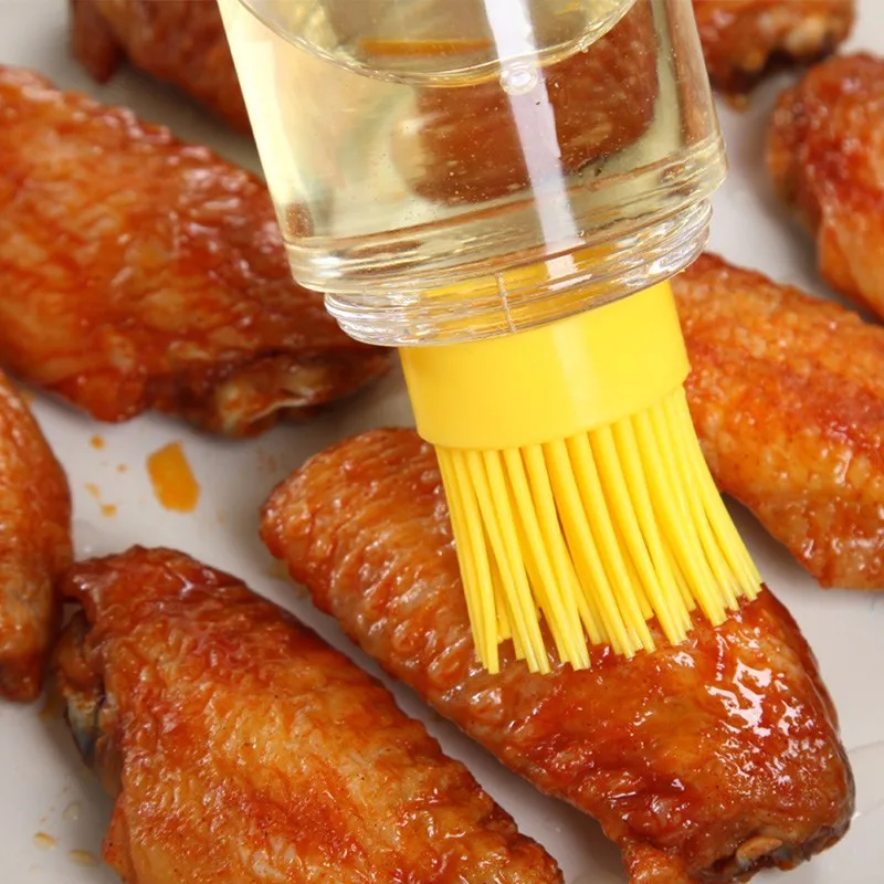 Силиконовая кисть для масла термостойкая двухсторонняя герметичная отличный