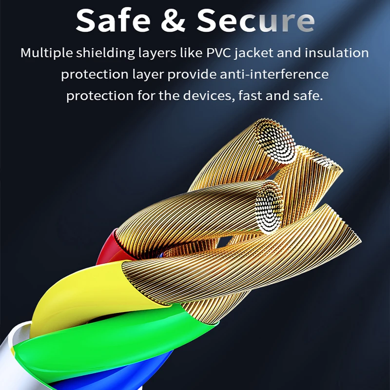 rock 4 в 1 usb type c к type c ip кабель зарядного ус