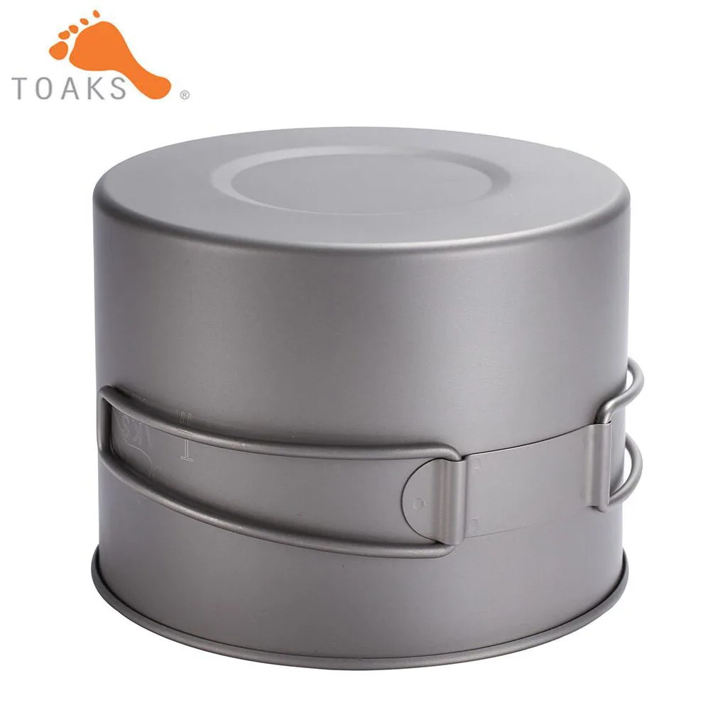 Титановая чашка-горшок TOAKS кружка для кофе и чая Ультралегкая посуда кемпинга на