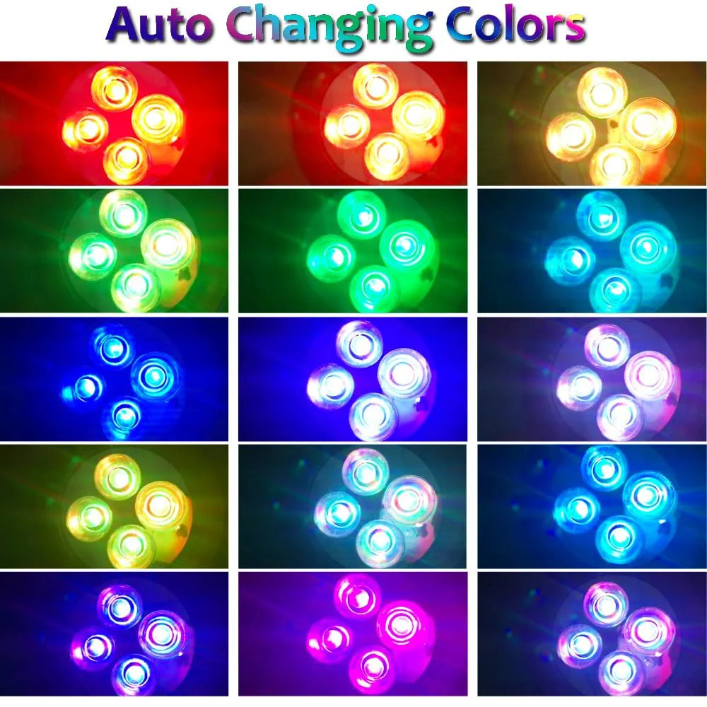 T-SUNRISE 2 шт. RGB Светодиодный прожектор водонепроницаемый Солнечный свет Наружное