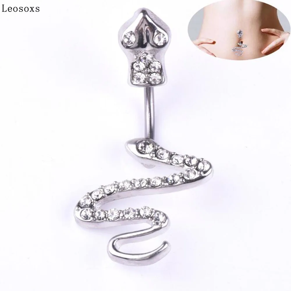 

Leosoxs 1pc Titanium Earrings Ear Nail Belly Button Rings Navel Piercing Body Jewelry Hot Sexy Price Anti Allergy for Unisex