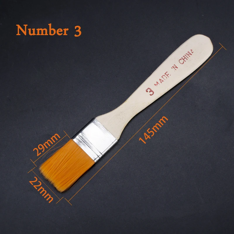 Мягкая щетка для чистки волос Маленькая нейлоновая кисть краски |