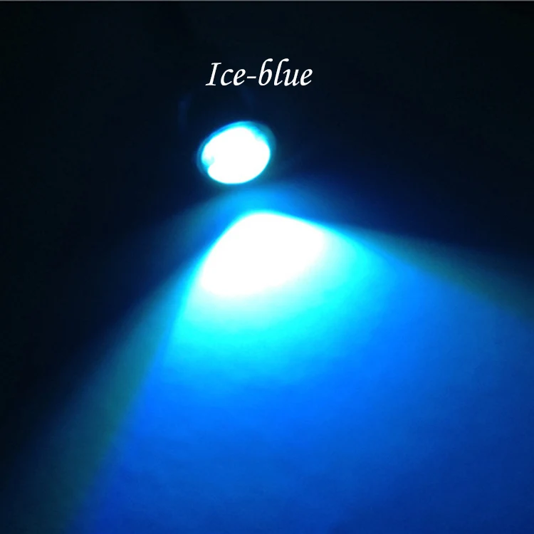 1pcs ice-blue Nlpearl 1 шт 9W 18 мм светодиодный орлиный глаз Габаритные огни для автомобилей заднего хода парковочная сигнала COB светодиодный лампы дневного света 12V - Цвет: 1pcs ice-blue