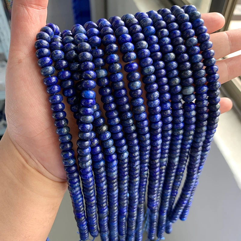 4X6MM/5X8MM Натуральный камень счеты бусины форма Рондель Lapis яшма Нефрит Амазонит для