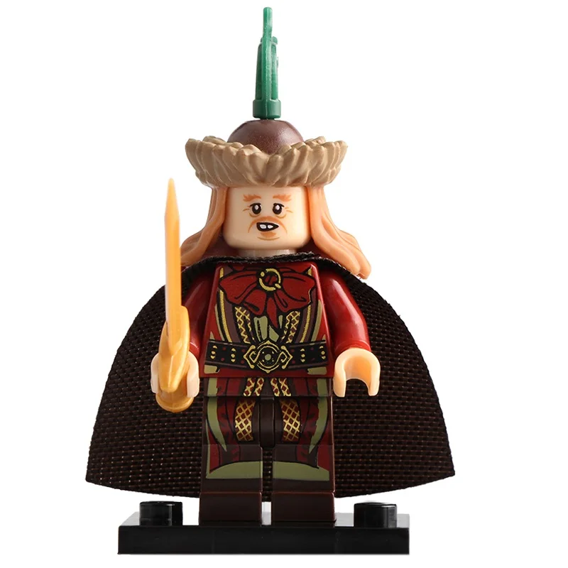 LegoING Властелин колец миниатюрный Elrond Galadriel Playmobil строительные блоки Фигурки