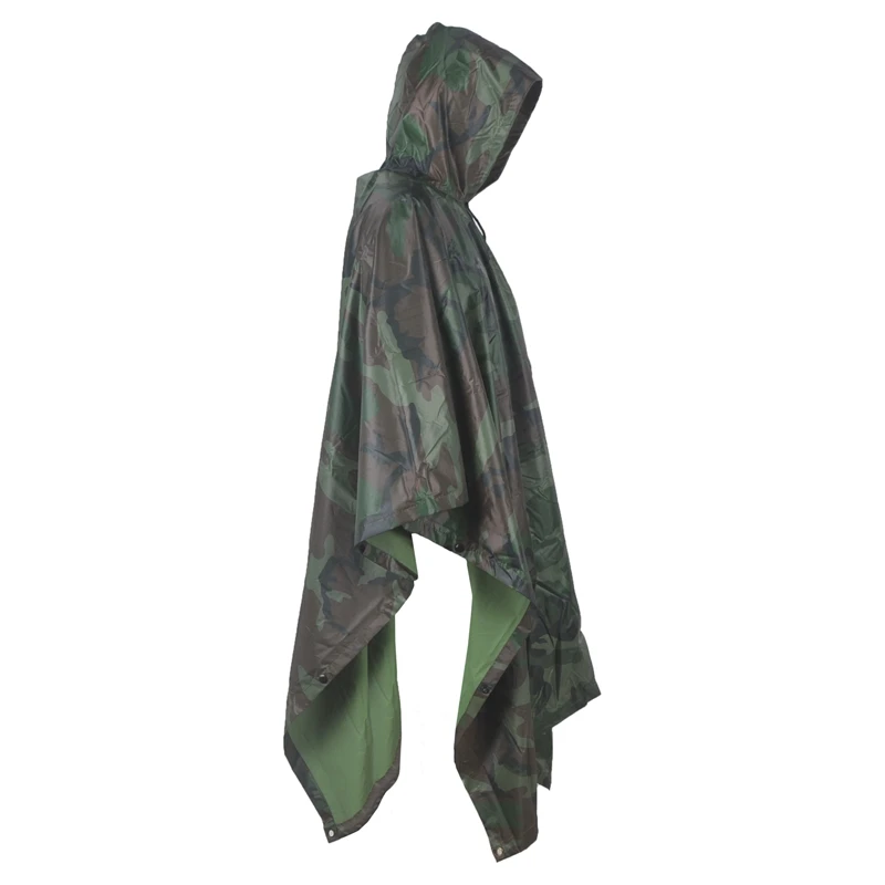 MENFLY ПВХ камуфляжное пончо для леса плащ в джунглях дождевик с защитой от дождя