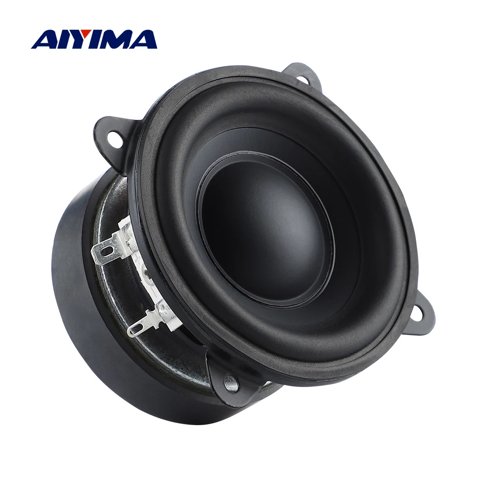 AIYIMA 3.25 дюймовый динамик вуфера 6 Ohm 15W глубокий бас низкая частота