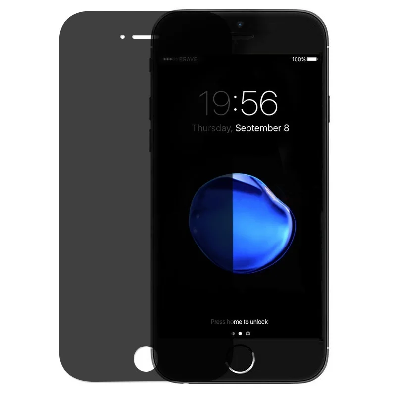 360 антибликовое Защитное стекло для Iphone 8 7 Plus стеклянная Защита экрана защита |