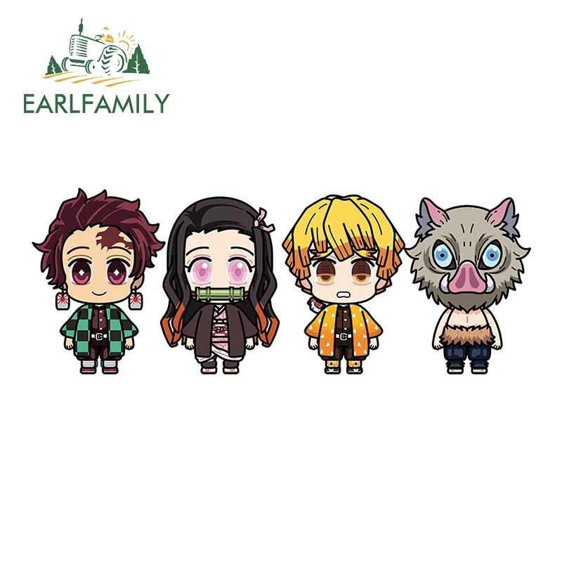 

EARLFAMILY 13 см x 4,9 см для рассекающего демонов аниме автомобильные наклейки граффити переводная картинка на лобовое стекло ноутбук Водонепрони...