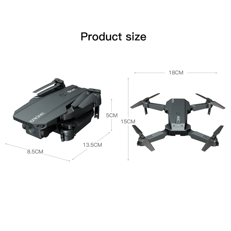

S107 4K 720P WIFI камера Дрон Квадрокоптер FPV дроны, Радиоуправляемый вертолет высота удержания