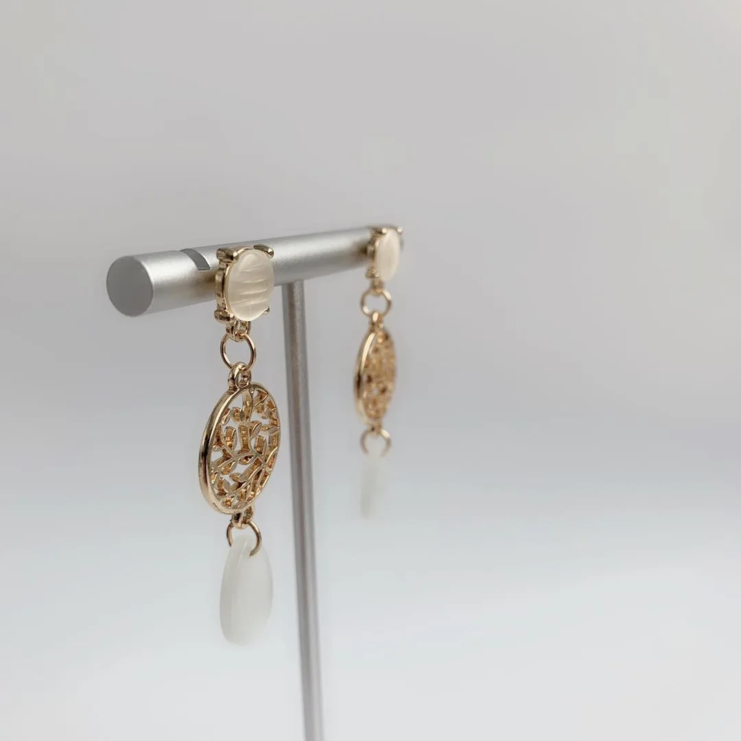 Новые золотые серьги Модная бижутерия свадебные вечерние Ки Женские аксессуары