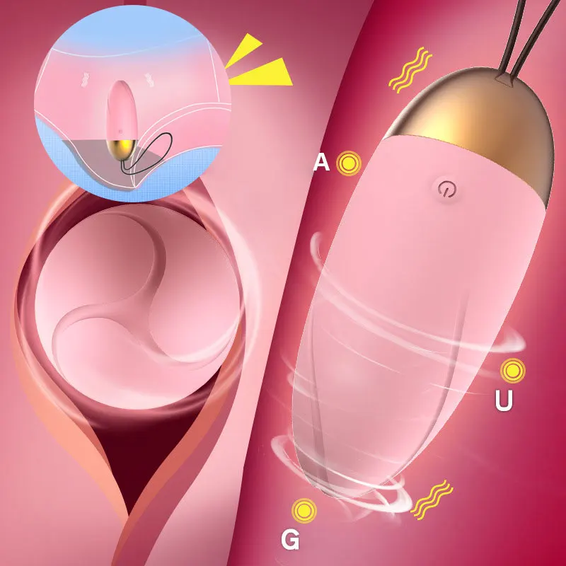 Беспроводной Вибратор в форме яйца женской вставляемой вибрационное яйцо усадки