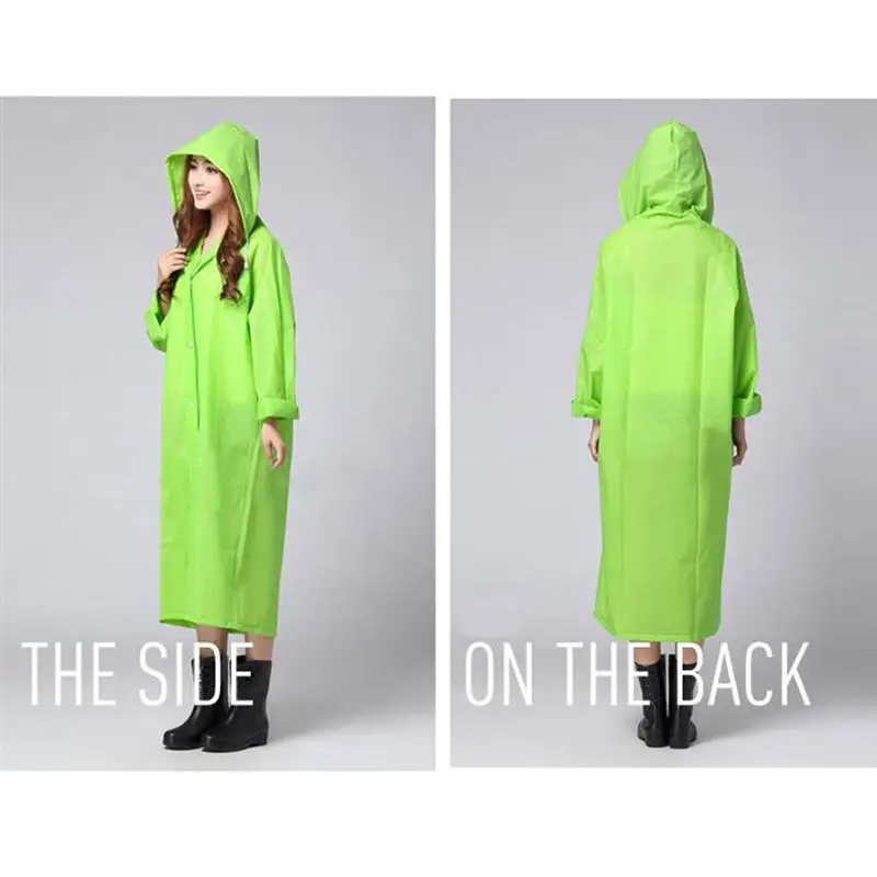 Полупрозрачный дождевик для женщин и мужчин уличный дорожный водонепроницаемый