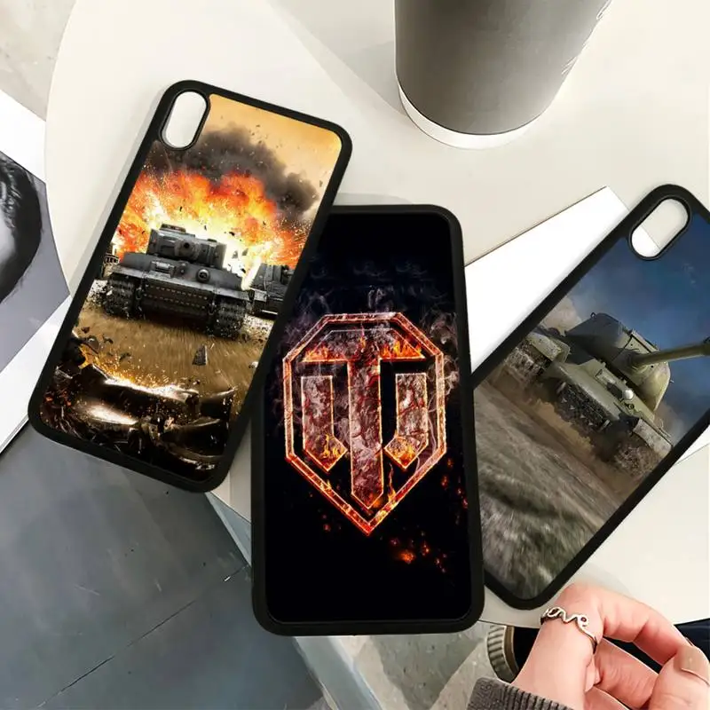

Hot Video Game World Of Tanks Soft TPU Hard PC Phone Cover For Samsung S9 S10 S20 Plus S21 S30 Ultra S7 S8 S10e Note 9 20 Case