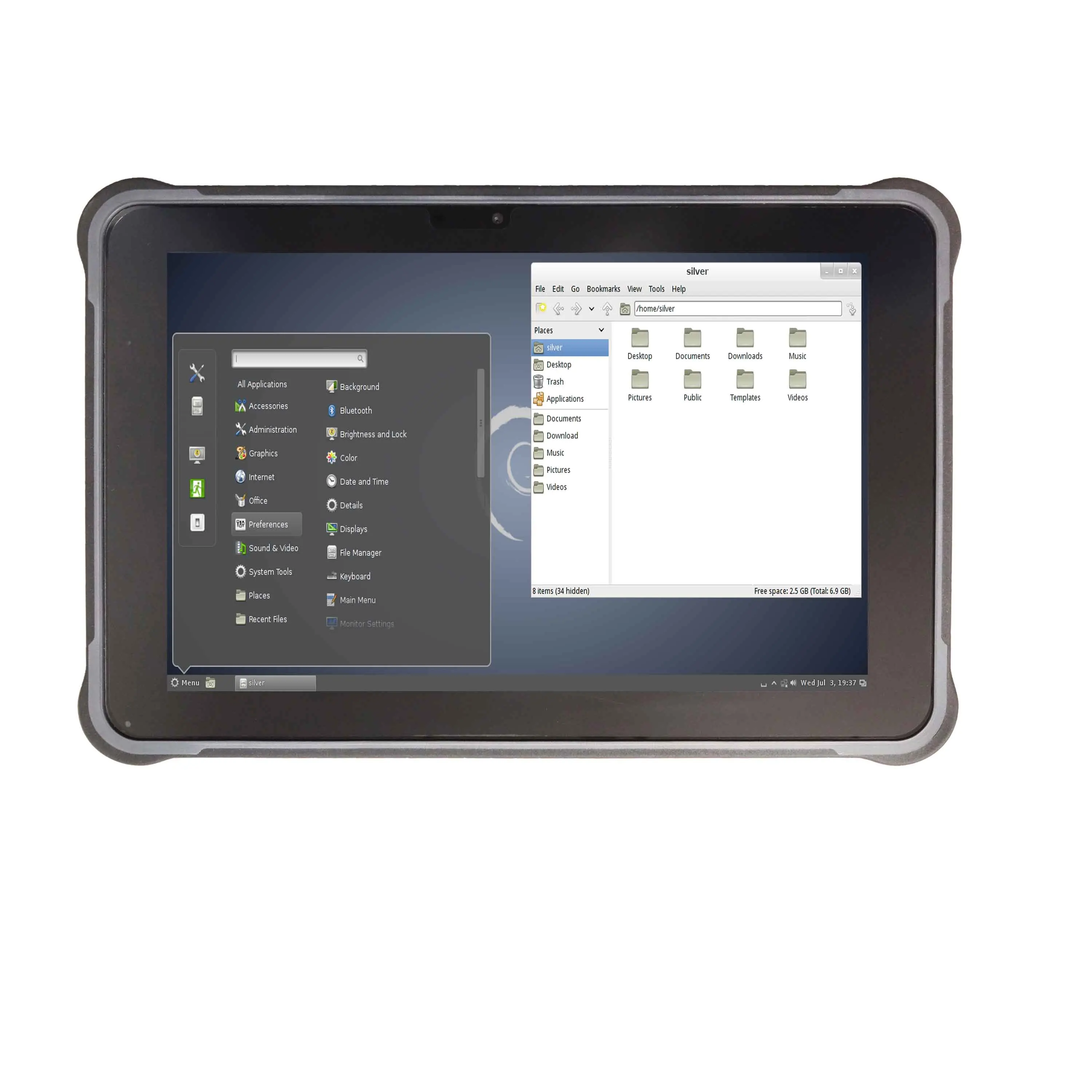 10 1 дюймов ОЗУ 4 Гб ПЗУ 64 Linux debian rugged tablet PC ST11 L|Промышленные компьютеры и аксессуары|