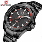 NAVIFORCE 2019 модные роскошные черные часы, мужские военные кварцевые наручные часы, спортивные водонепроницаемые повседневные часы, часы, мужские часы