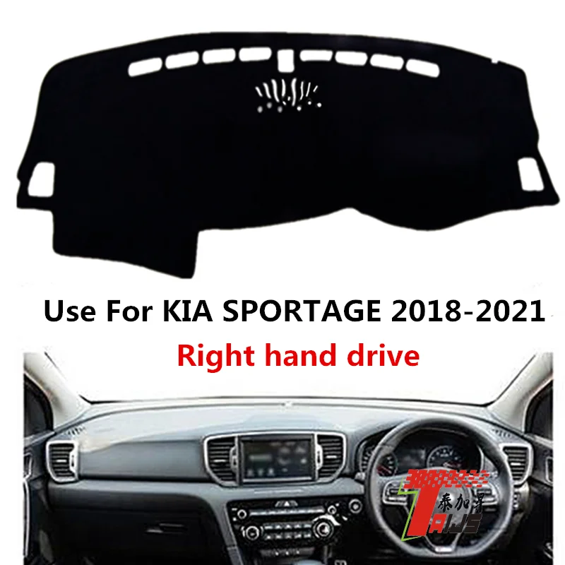 

TAIJS Factory Casual Simple Dust resistant Polyester Fibre Car Dashboard Cover For KIA SPORTAGE 2018 2019 20 21 Right Hand drive