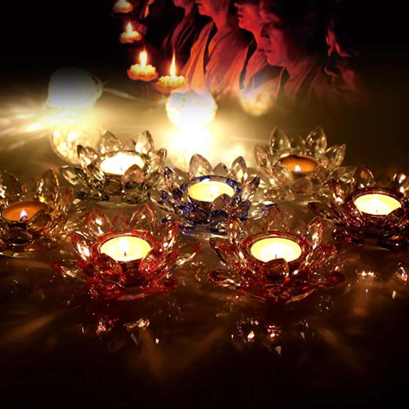 Прозрачный скандинавский Хрустальный подсвечник стеклянный стол золотой