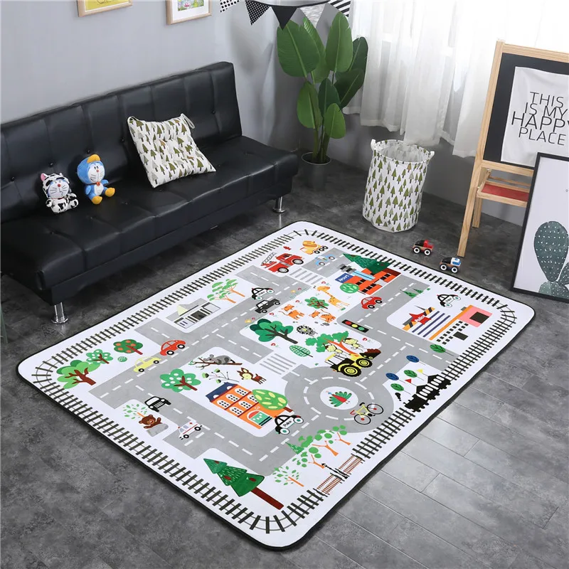 

Cute Baby Play Mat Soft Crawling Rugs Baby Room Chronic Rebound Carpet Climb a Pad Non-Toxic Home Decor Floor Carpet