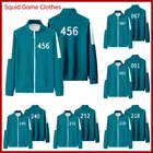 Толстовка мужская с капюшоном Игра кальмар, свитшот с круглым вырезом, корейский Костюм для косплея по телевизору, худи, Детский кардиган с цифровым принтом