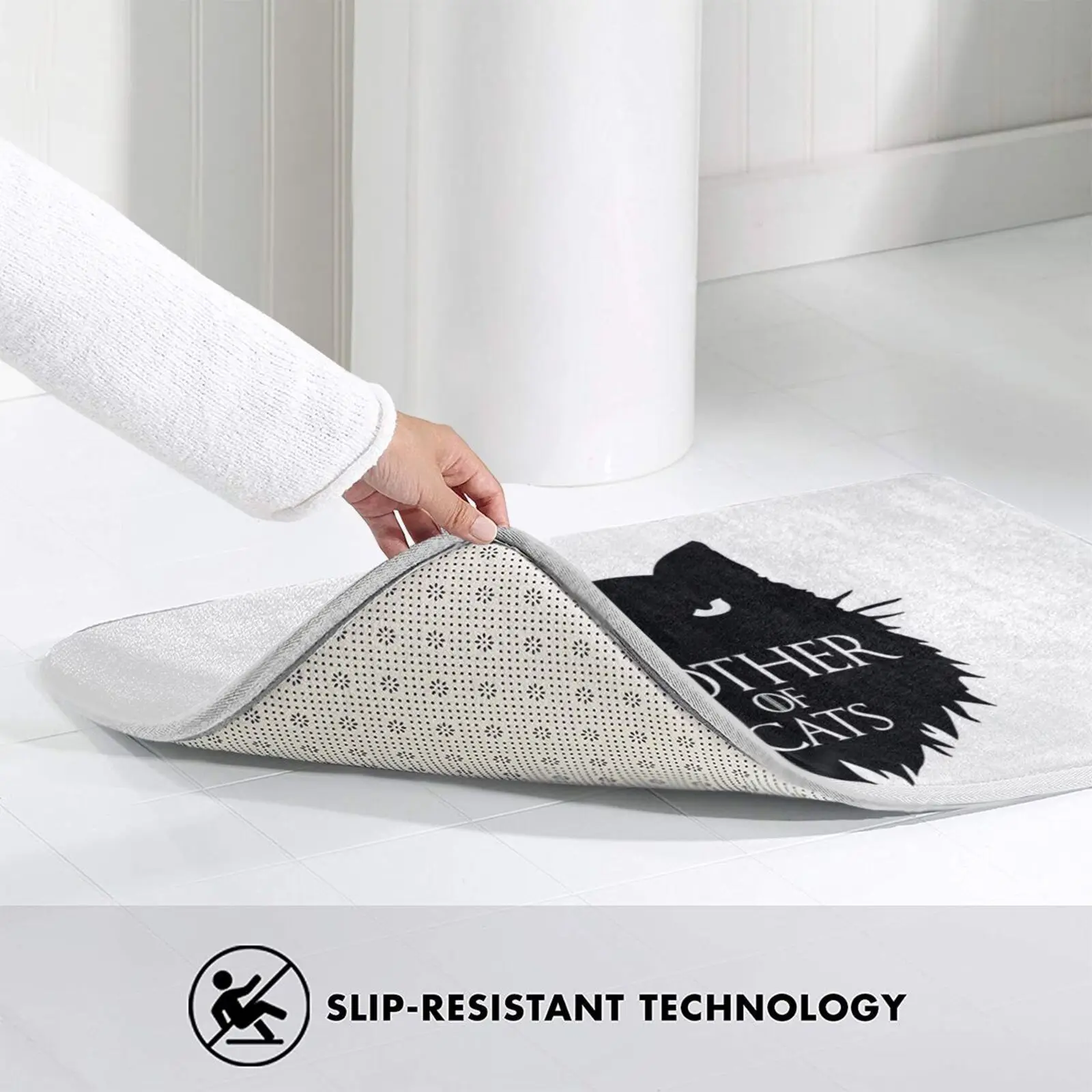 Футболка приталенная с изображением матери кошек коврик для двери нескользящий