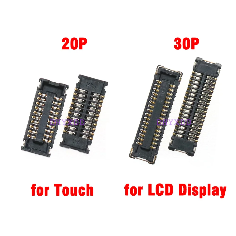 

20pcs New Touch Screen FPC / LCD Display FPC Connector Port Plug on Mainboard for iPad mini 1 2 3 MINI 20PIN 30PinReplacement