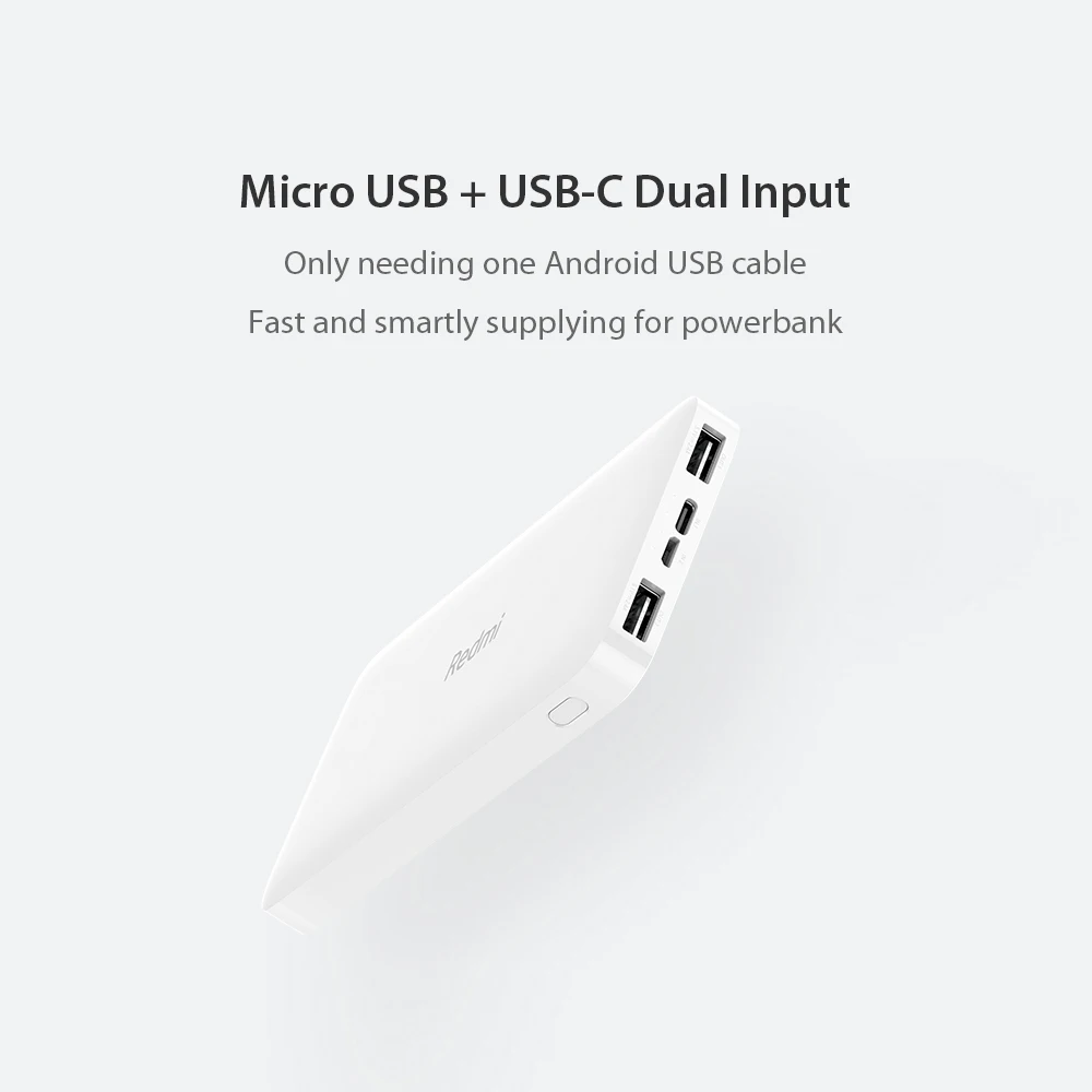 Новейший Xiao mi Red mi 10000 мАч с двойным выходом и входным аккумулятором, стандартная версия для iPhone mi Red mi