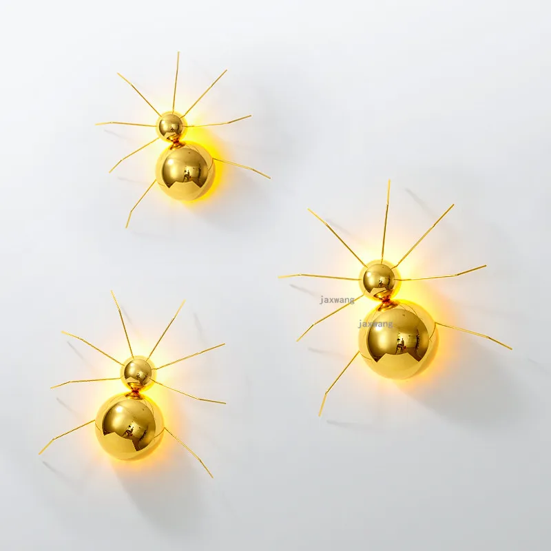 Светодиодная настенная лампа в скандинавском стиле креативные Бра виде паука