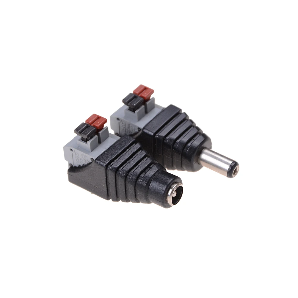 DC Мужской Женский разъем адаптера Установка без дополнительных средств