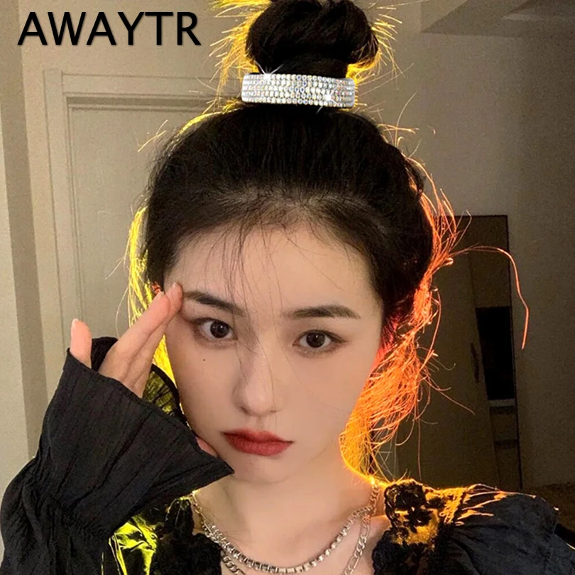 Женская заколка для густых волос AWAYTR элегантная конского хвоста |