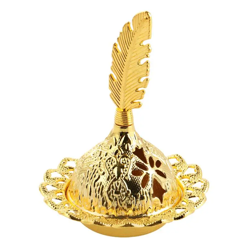 1 шт. Золотой Ладан горелки металлический держатели для палочек мини-курильница