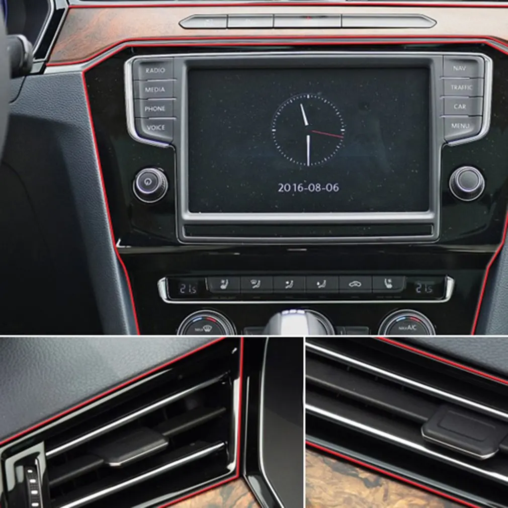 5 метров автомобильное Внутреннее освещение авто светодиодная лента гирлянда EL