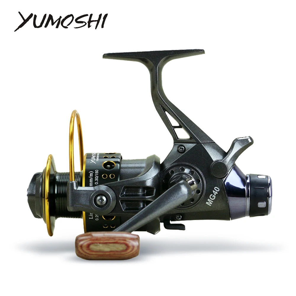 MG30-60 спиннинговая катушка с двойным тормозом металлическая левосторонняя/правая