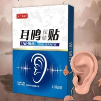 10pcsbag tinnitus and deafness patch earkang patch tinnitus and hearing impairment health care patch head massager ear care