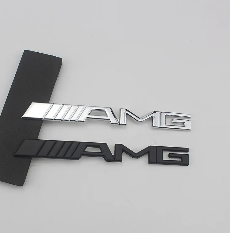 AMG логотип автомобиля подходит для Mercedes Benz модифицированный цинковый сплав задняя маркировка металла 3D стерео маркировка