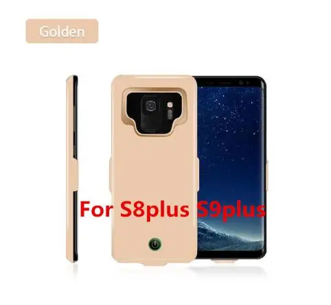 Gold for S8 S9 Plus 7000 мА/ч чехол для зарядного устройства телефона для samsung Galaxy S9 S9 A8 чехол для внешнего аккумулятора чехол для samsung S9 S8 A8 Plus - Цвет: Gold for S8 S9 Plus