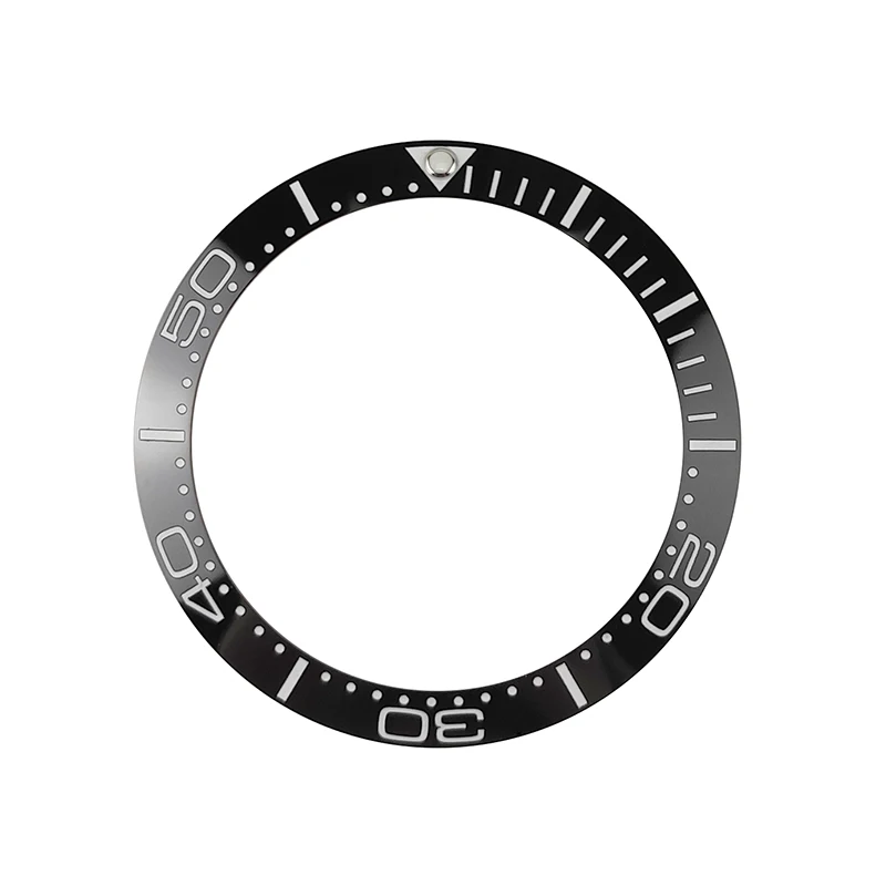 Новое поступление 38 мм черная высококачественная керамическая рамка с вставкой