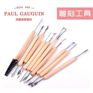 11 шт. набор инструментов для лепки из глины керамика и s деревянные ручки