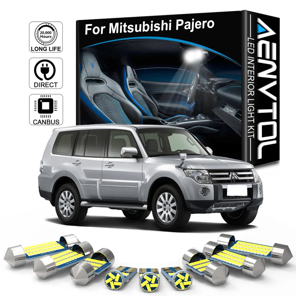 

AENVTOL Canbus For Mitsubishi Pajero 2 3 4 V31 V32 V73 V77 V97 V98 1990-2020 Car LED Interior Light Car Lighting Accessories Kit