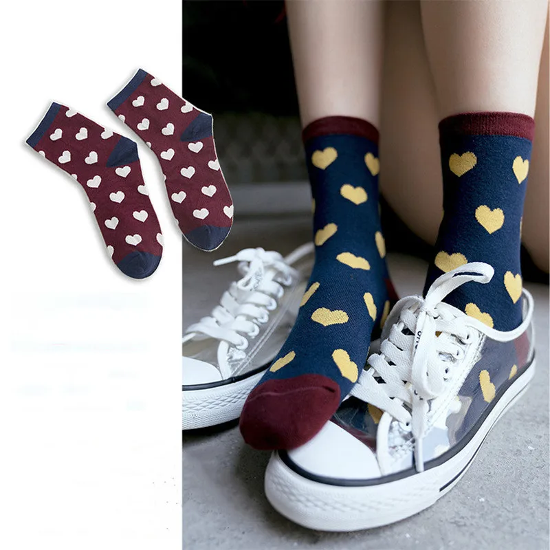 

Новые модные дизайнерские женские длинные носки, милые винтажные длинные носки для девочек в японском стиле, в стиле колледжа