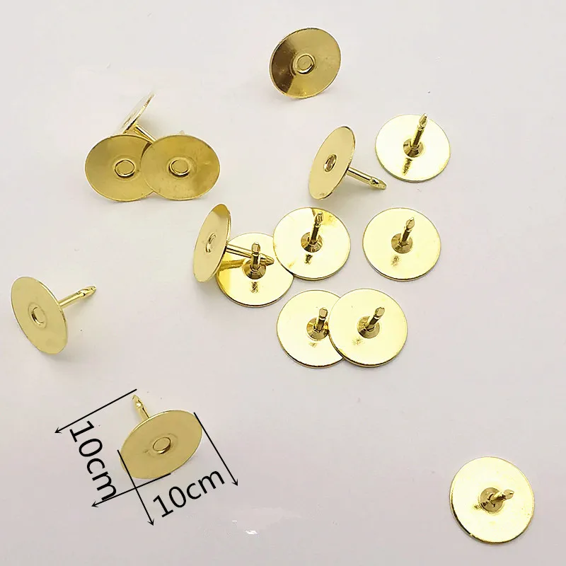 10/20/50/set Safety Brooch Lock Locking Clasp Metal Pins Back Button Buckle Bulk Pin Keepers Brooch base Jewelry Accessories