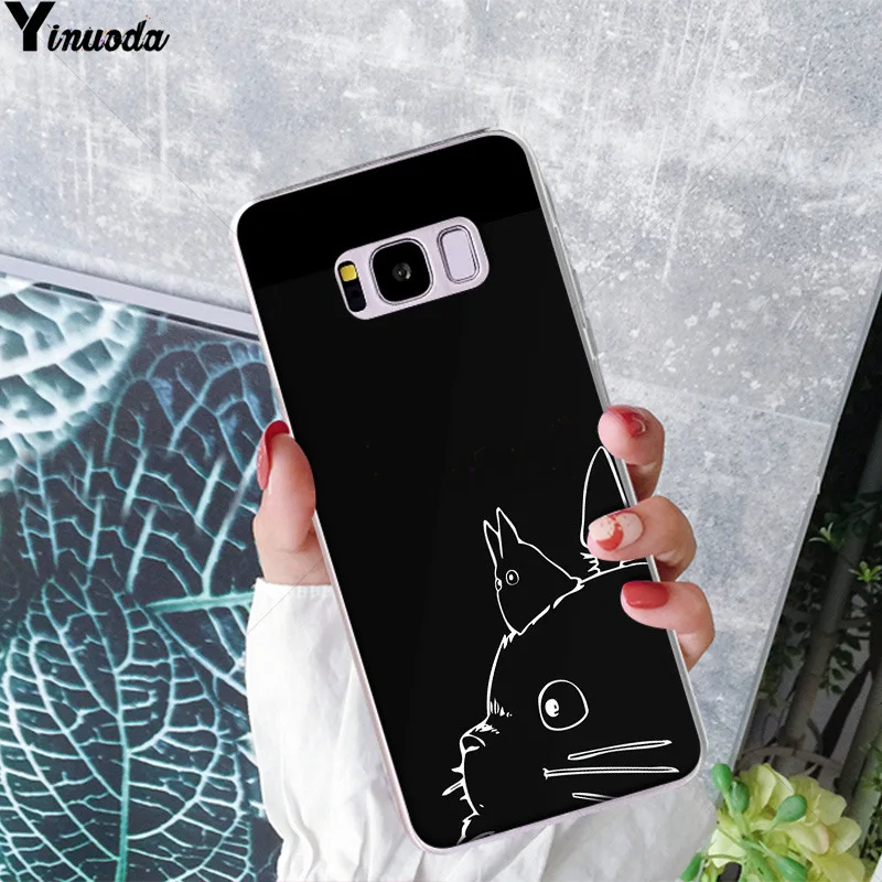 Yinuoda Тоторо Хаяо Миядзаки Красочный милый чехол для телефона samsung S9 плюс S10 S6 S6edge