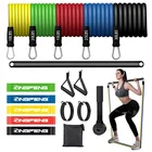 Эластичная лента для фитнеса, комплект для тренировок, йоги, пилатеса, фитнеса