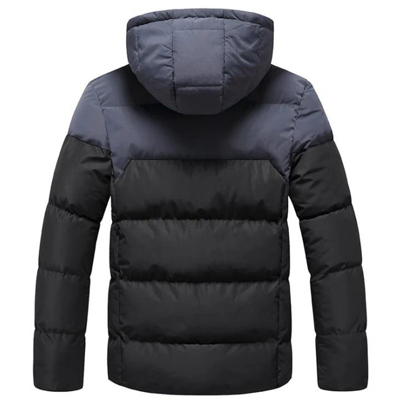 Мужская Утепленная куртка с капюшоном зимняя утепленная хлопковая 2020|Мужские
