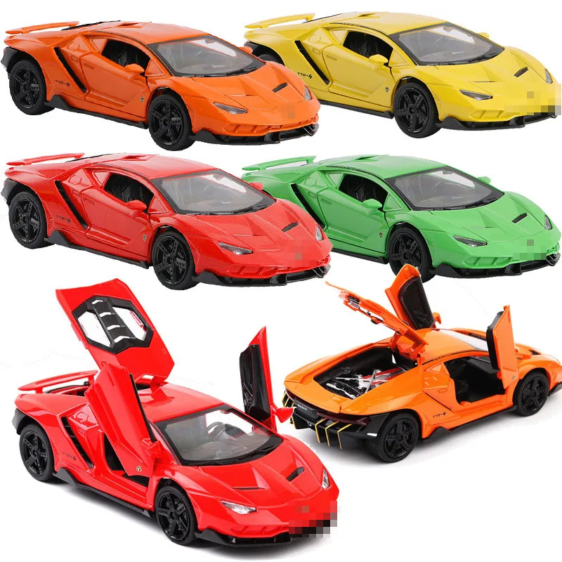 LP770 1:32 Lamborghinis сплав модель гоночной машины Diecasts& Toy Vehicles звуковой свет супер гоночный оттяните назад автомобиль дети подарок на день рождения