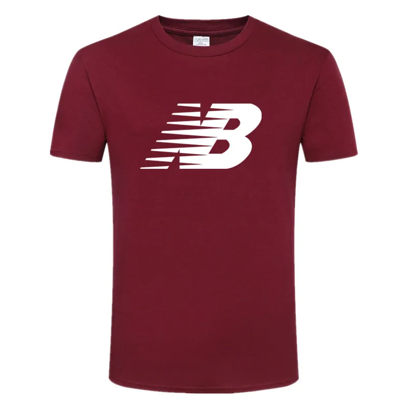 

2021Fashion Brand Summer Men Cotton T-Shirt High Quality Gym T Shirt For Men Running Shirt Mens Jogging Sports Shirt